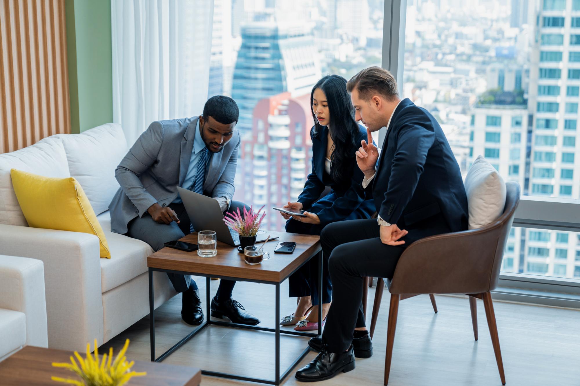 Corporate website redesign highlighting improved user engagement and conversion optimization